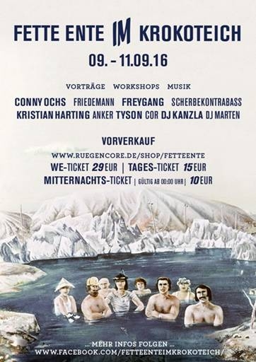 Fette Ente im Krokoteich - Das Festival auf Rügen