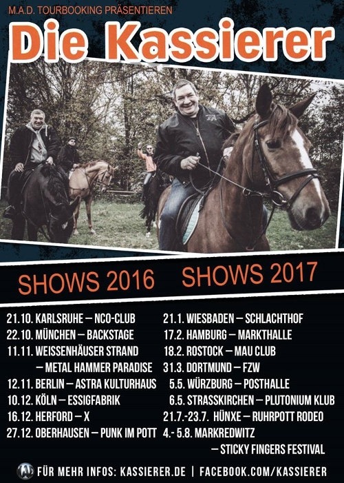 Die Kassierer live 2016 und 2017