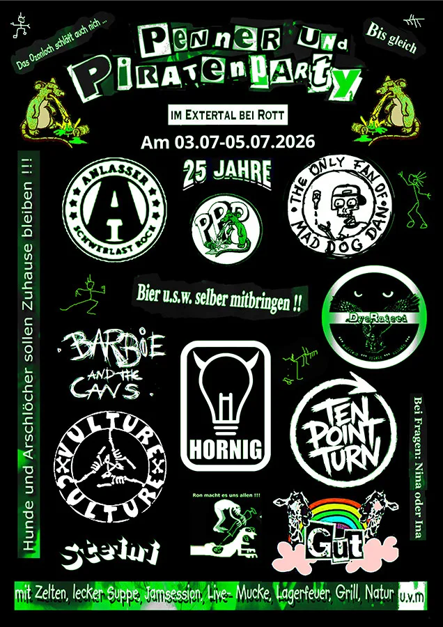 Penner und Piraten Party im Extertal 04.07-05.07.2026